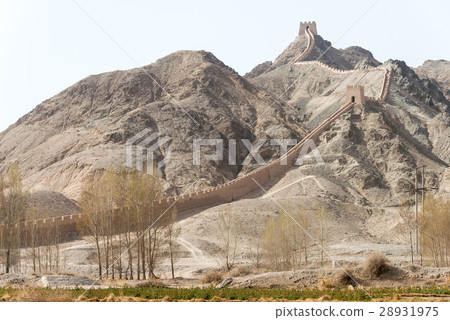Great Wall Castle Wall City China · Gansu Province Jiayuguan 28931975