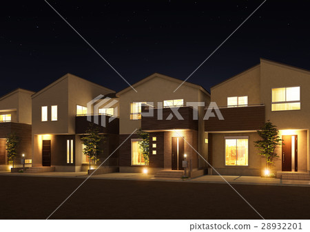 城市景觀夜景 28932201