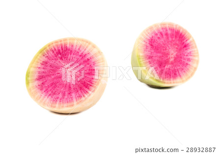 Half of watermelon radish Half of watermelon radish 28932887