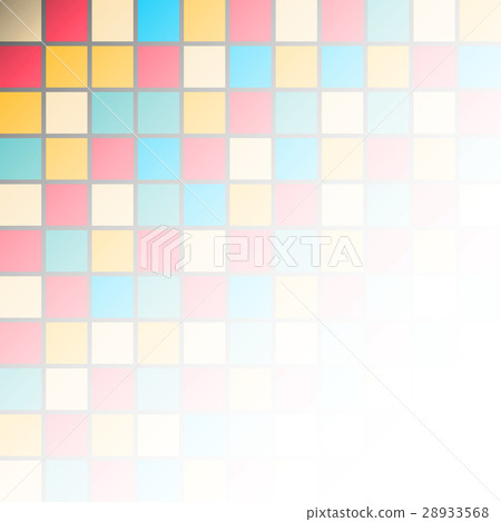 Colorful mosaic square block pattern for abstract Colorful mosaic square block pattern for abstract 28933568