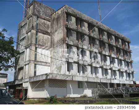 Liberia University school building in Monrovia, the capital city of Libya 28934596