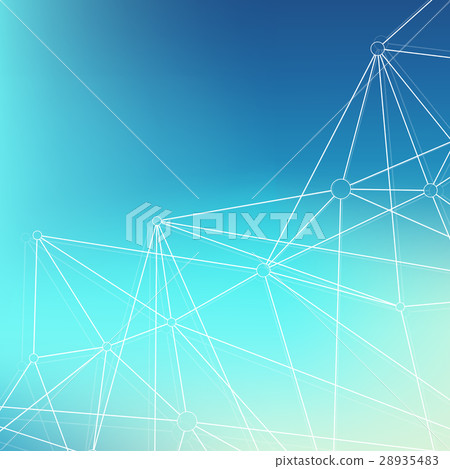 Geometric graphic background molecule and 28935483