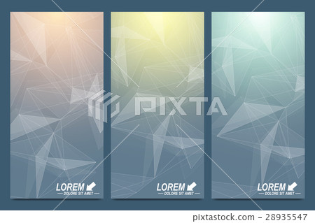 Modern set of vector flyers. Geometric Modern set of vector flyers. Geometric 28935547