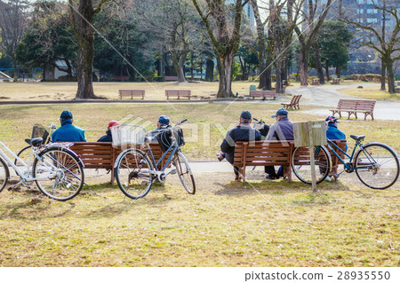 老人在公園裡 老人在公園裡 28935550