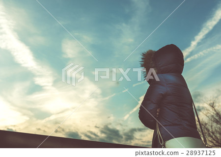 Winter promenade 28937125