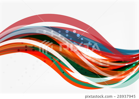 Colorful wave abstract background Colorful wave abstract background 28937945