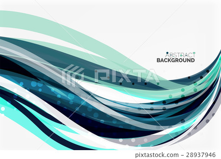 Colorful wave abstract background Colorful wave abstract background 28937946
