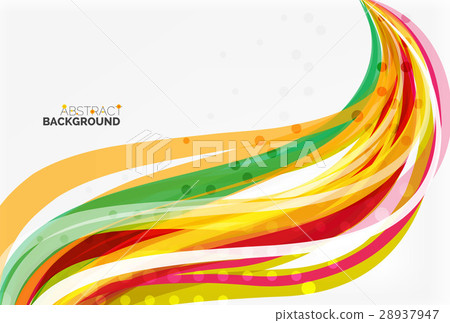 Colorful wave abstract background 28937947