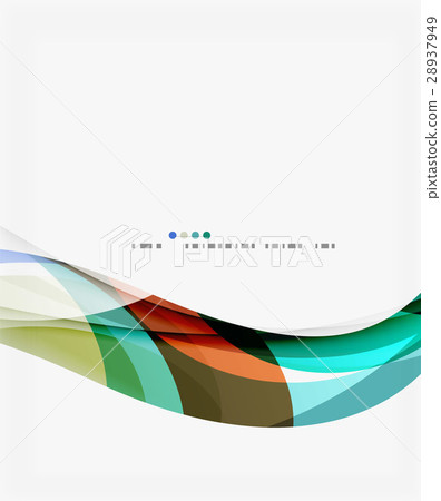 Vector silk wave background Vector silk wave background 28937949