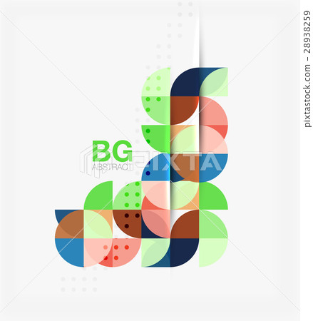 Circle concept composition on white Circle concept composition on white 28938259