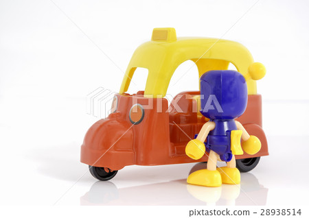 plastic toys on white background plastic toys on white background 28938514