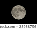 Super moon (full moon) plane 28938756