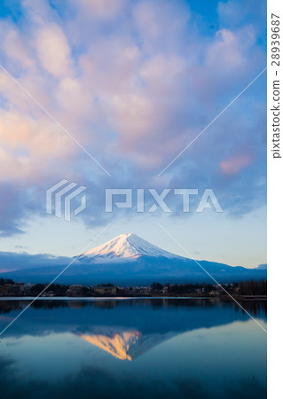 Kawaguchiko Lake Fuji Mountain Winter Kawaguchiko Lake Fuji Mountain Winter 28939687