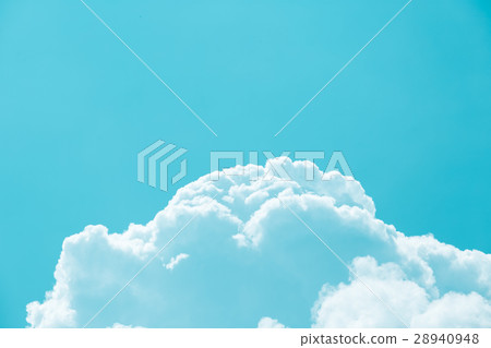 White fluffy clouds in the blue sky White fluffy clouds in the blue sky 28940948