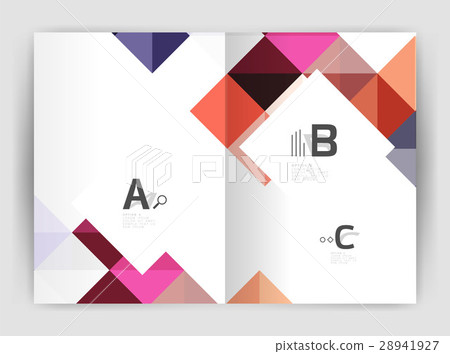 Vector square minimalistic abstract background 28941927
