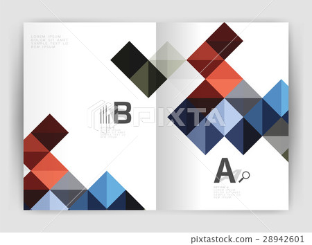 Vector square minimalistic abstract background Vector square minimalistic abstract background 28942601