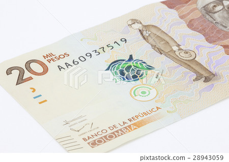Twenty Thousand Colombian Pesos Issued on 2016 28943059