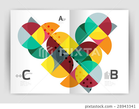 Print template modern elegant background triangle Print template modern elegant background triangle 28943341