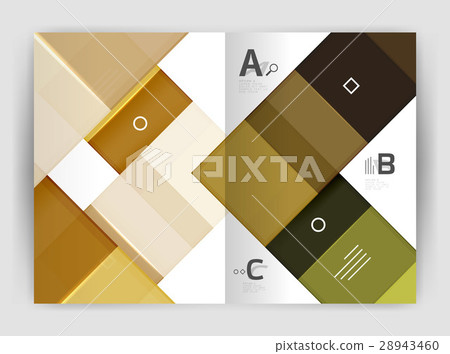 Geometrical brochure a4 business template 28943460