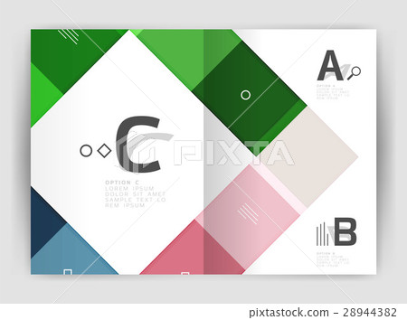 Business a4 business brochure geometrical template 28944382