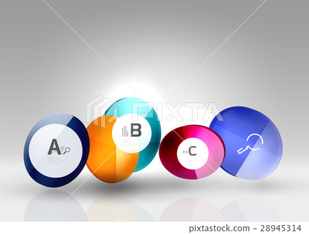 Circle geometric abstract background Circle geometric abstract background 28945314