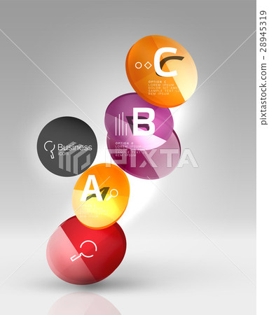 Circle geometric abstract background Circle geometric abstract background 28945319