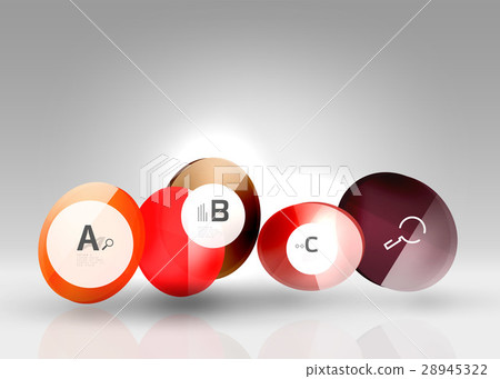 Circle modern business infographics design Circle modern business infographics design 28945322
