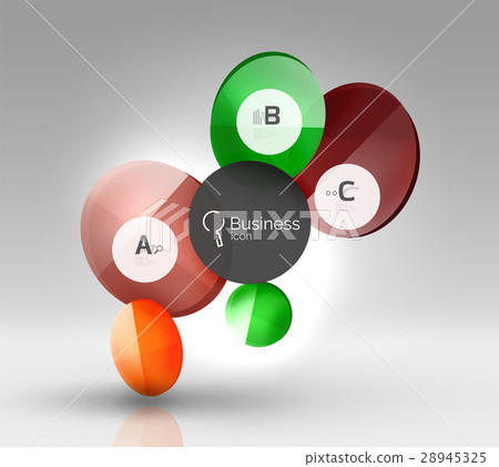 Circle geometric abstract background Circle geometric abstract background 28945325