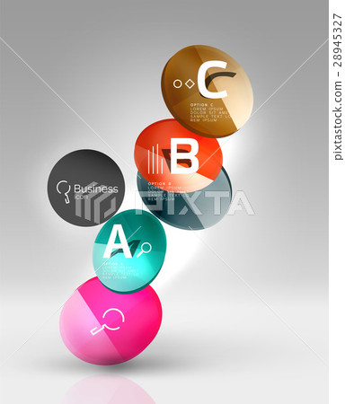 Circle geometric abstract background Circle geometric abstract background 28945327