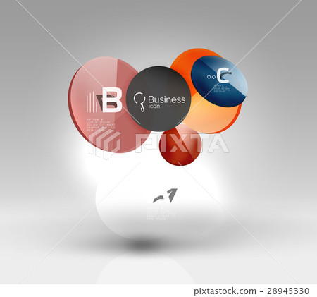 Circle geometric abstract background Circle geometric abstract background 28945330