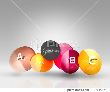 Circle geometric abstract background Circle geometric abstract background 28945346