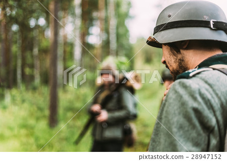 Portrait Of Unidentified Re-enactor Dressed As 28947152