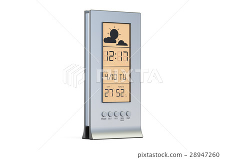 weather station, 3D rendering weather station, 3D rendering 28947260