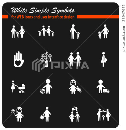 family icon set family icon set 28947675