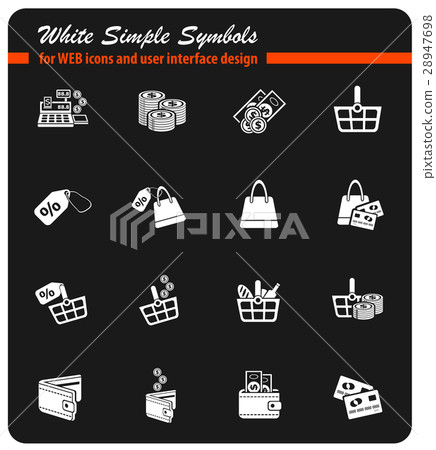 marketing and e-commerce icon set marketing and e-commerce icon set 28947698