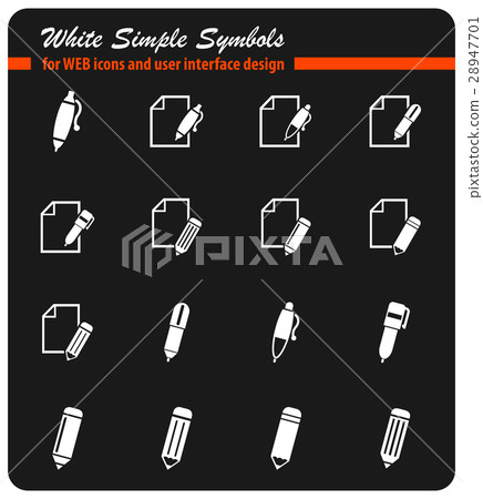 edit icon set edit icon set 28947701