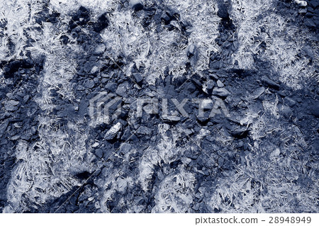 Transparent ice crystals texture cracked background Transparent ice crystals texture cracked background 28948949