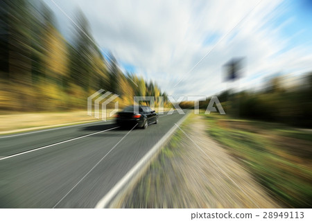 background blur road autumn sunbeams glare background blur road autumn sunbeams glare 28949113