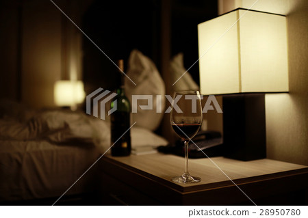 dinner with wine table decoration 28950780