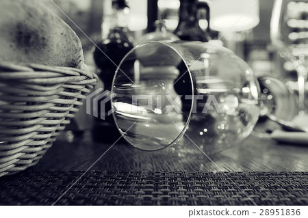 Glassware in the interior of the restaurant Glassware in the interior of the restaurant 28951836