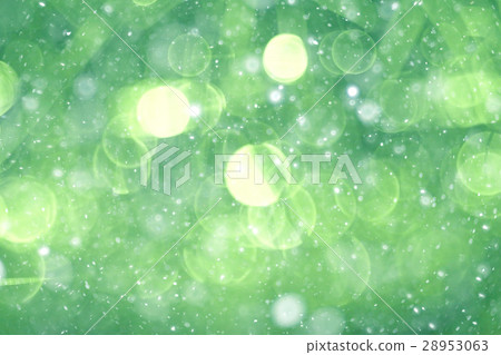 Green background bokeh blurred glare rain 28953063