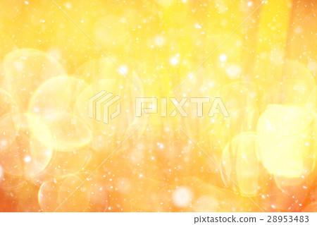 orange bokeh blurred background snowflakes glare 28953483