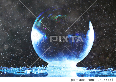 blue texture of cracked ice scratches blue texture of cracked ice scratches 28953531