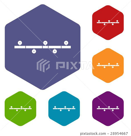 Timeline infographic icons set Timeline infographic icons set 28954667