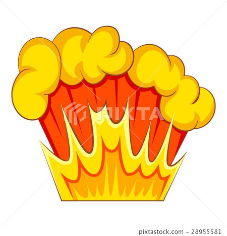 Bomb explosion icon, cartoon style Bomb explosion icon, cartoon style 28955581