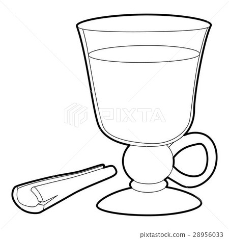 Mulled wine icon , outline style 28956033