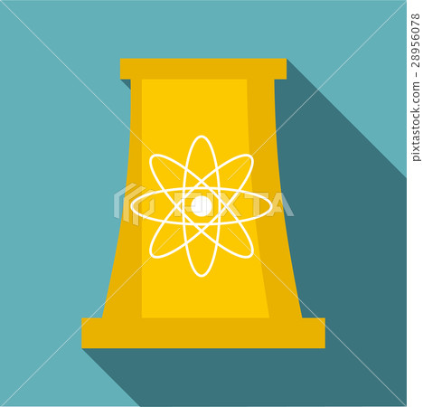 Cooling tower icon, flat style - Stock Illustration [28956078] - PIXTA