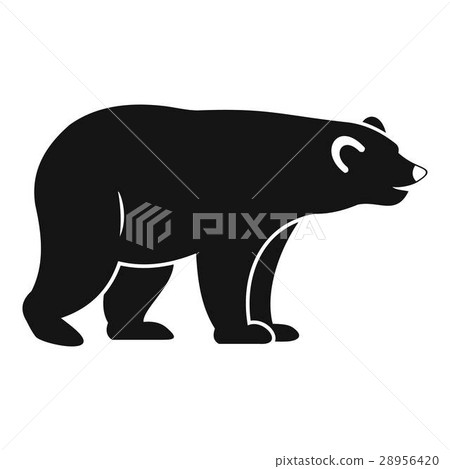 Wild bear icon, simple style Wild bear icon, simple style 28956420