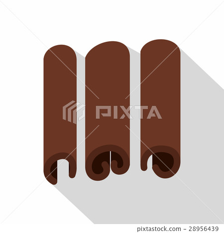 Cinnamon icon, flat style 28956439