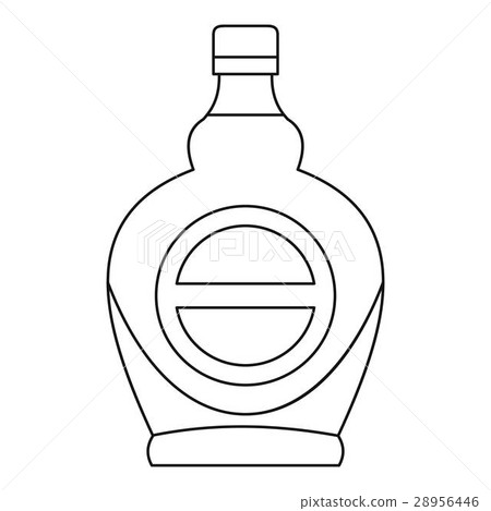 Bottle icon, outline style 28956446